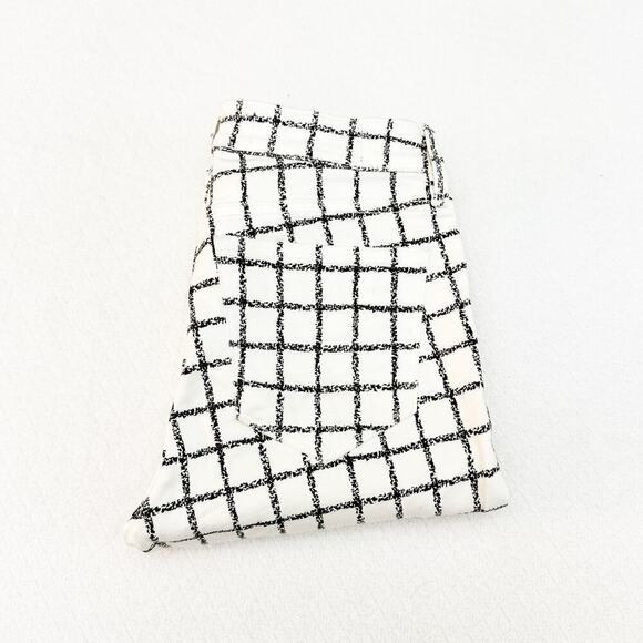 Armani Exchange Super Skinny Plaid Patterned Denim Jeans Size 26 - Picture 1 of 8